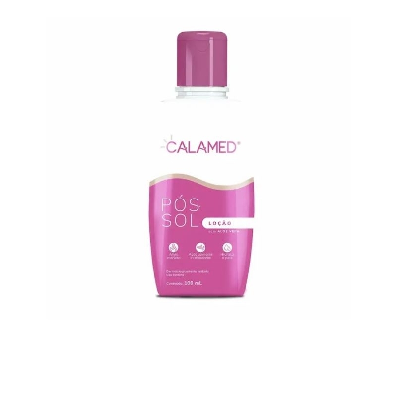 Loção Pós-sol Calamed Aloe Vera com 100ml | Shopee Brasil