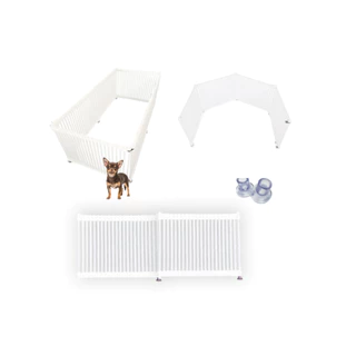 Cercado multifuncional com 7 lados de 78cm 5,46 metros de comprimento resistente top cercadinho para pets cães cachorro