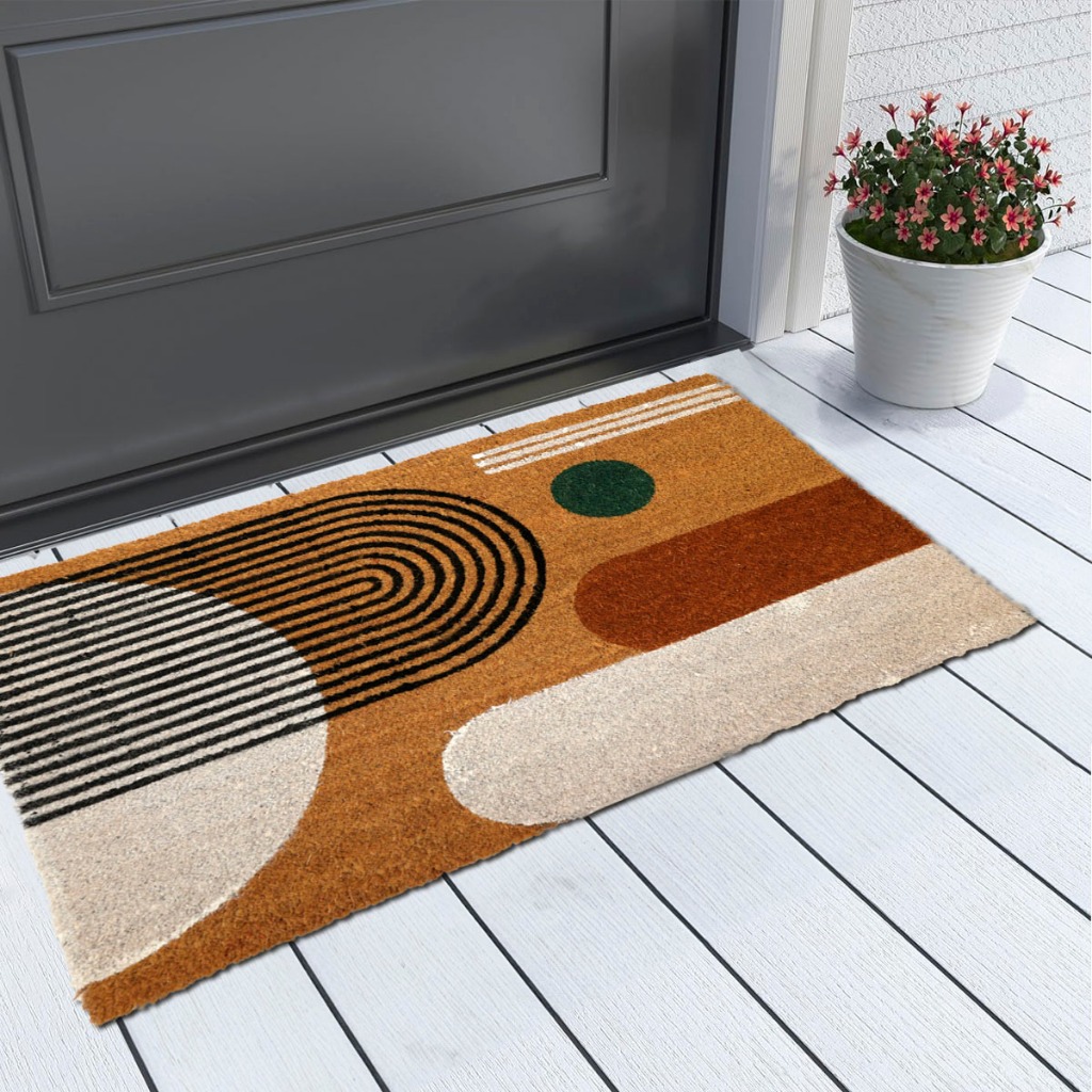 Capacho Fibra de Coco Tapete Porta de entrada Kapazi 75x50cm Estampa ...