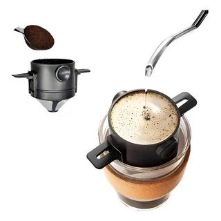 Mini Coador Filtro De Café Chá Reutilizável Portátil