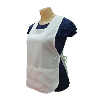 kit com 3 avental bata 2 bolsos uniforme jaleco.