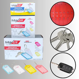 Chaveiro Organizador Identificador De Chaves Com Etiqueta em Oferta na Shopee