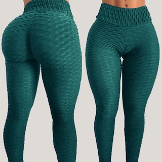 Calça Legging em Suplex Bolha Cós Alto Empina Bumbum Fitness - Suplex 3D Cintura Alta Bombey