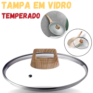 Tampa De Vidro Temperado 24 Cm Para Panelas Frigideiras Caçarola