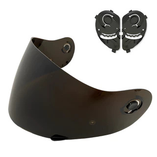 Viseira Compativel Com Peels Spike Fumê + Reparo Fixador em Oferta na Shopee