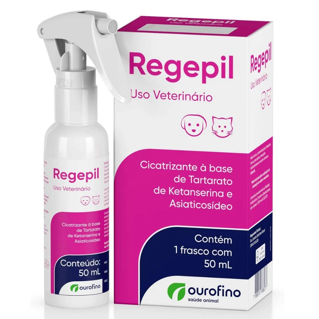 Regepil Cicatrizante para cães e Gatos 50 ml