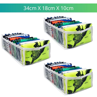 Kit 3 Organizador M Colmeia para Camiseta Bermuda Infantil Roupa de Criança de Gaveta Cômoda em Oferta na Shopee