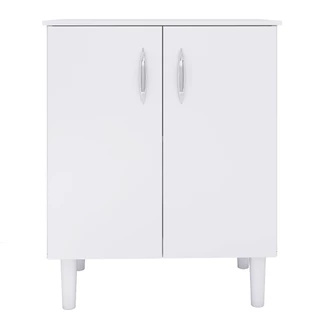 Armário de Cozinha 2 Portas Multiuso Branco