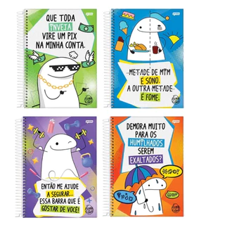 Caderno Universitário Flork 10 Matérias 160 Folhas - Jandaia