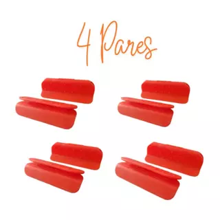 Kit com 4 Pares de Protetores em Silicone para Alças de Panelas, Rechauds, Refratários, Formas - Marinexx em Oferta na Shopee