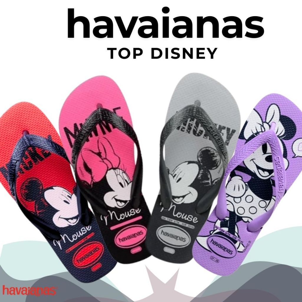 Chinelos Havaianas Top Disney Unisex Feminina & Masculina