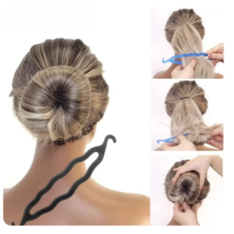 Acessórios para Cabelo Penteado Coque Trança Agulha para uso Profissional ou Doméstico PRETO