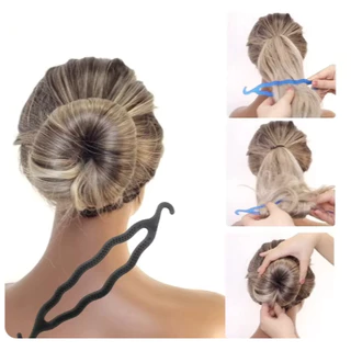 Acessórios para Cabelo Penteado Coque Trança Agulha para uso Profissional ou Doméstico PRETO
