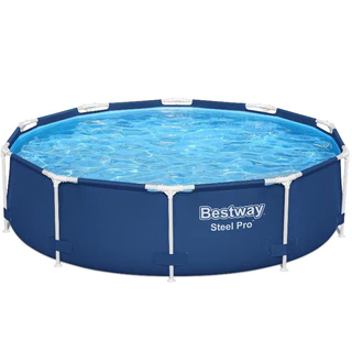 Piscina Estrutural Redonda 4678 Litros 3.05m Azul Bestway Liso