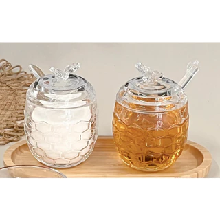 Kit Meleira + Açucareiro Linha Bee Colmeia 230ml Lançamento