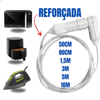 Extensão De 1 Tomada 10/20 Amperes Com Desconto 50cm/80cm/1,5/3/5/10 Metros