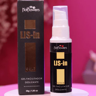 Gel Lubrificante Anal Lis-In Extra Forte Tira o Desconforto em 90% - Hot Flowers
