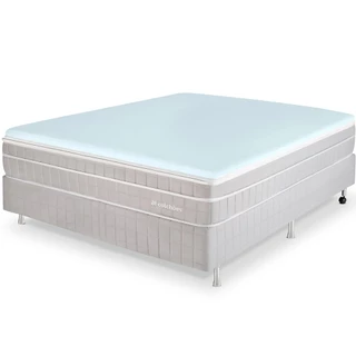 Pillow Top Casal Espuma Da Nasa Viscoelástico Extra Conforto Maciez 4cm - BF Colchões