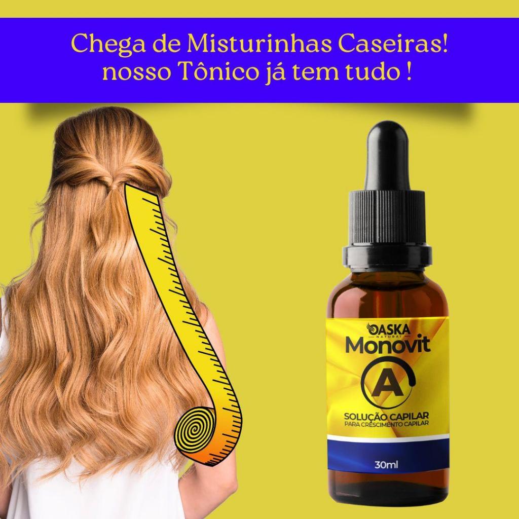 Serum Capilar Monovit Para Crescimento De Cabelo Poderoso Anti Queda ...