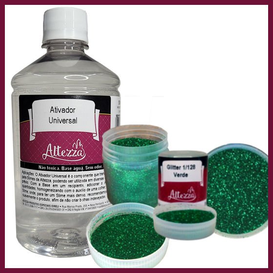 Ativador para Slime Universal 500ml Altezza - Super Premium Combos