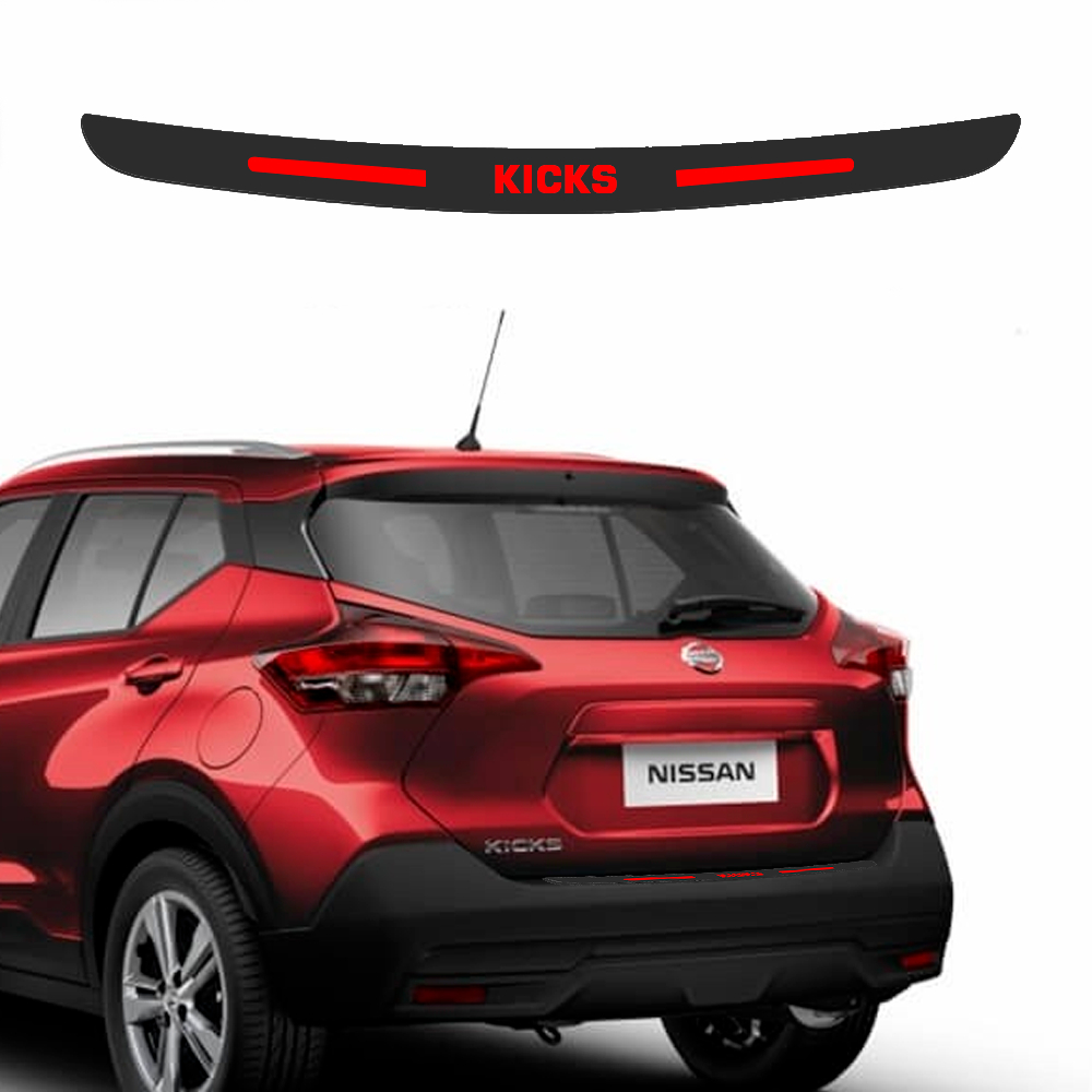 Soleira De Porta Mala Para Carro Adesivo Nissan Kicks Personalizado