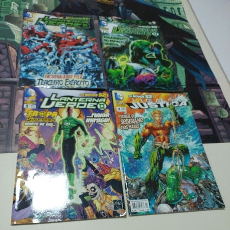 Dc Comics OS NOVOS 52 kit c/6 edições a sua escolha | Shopee Brasil
