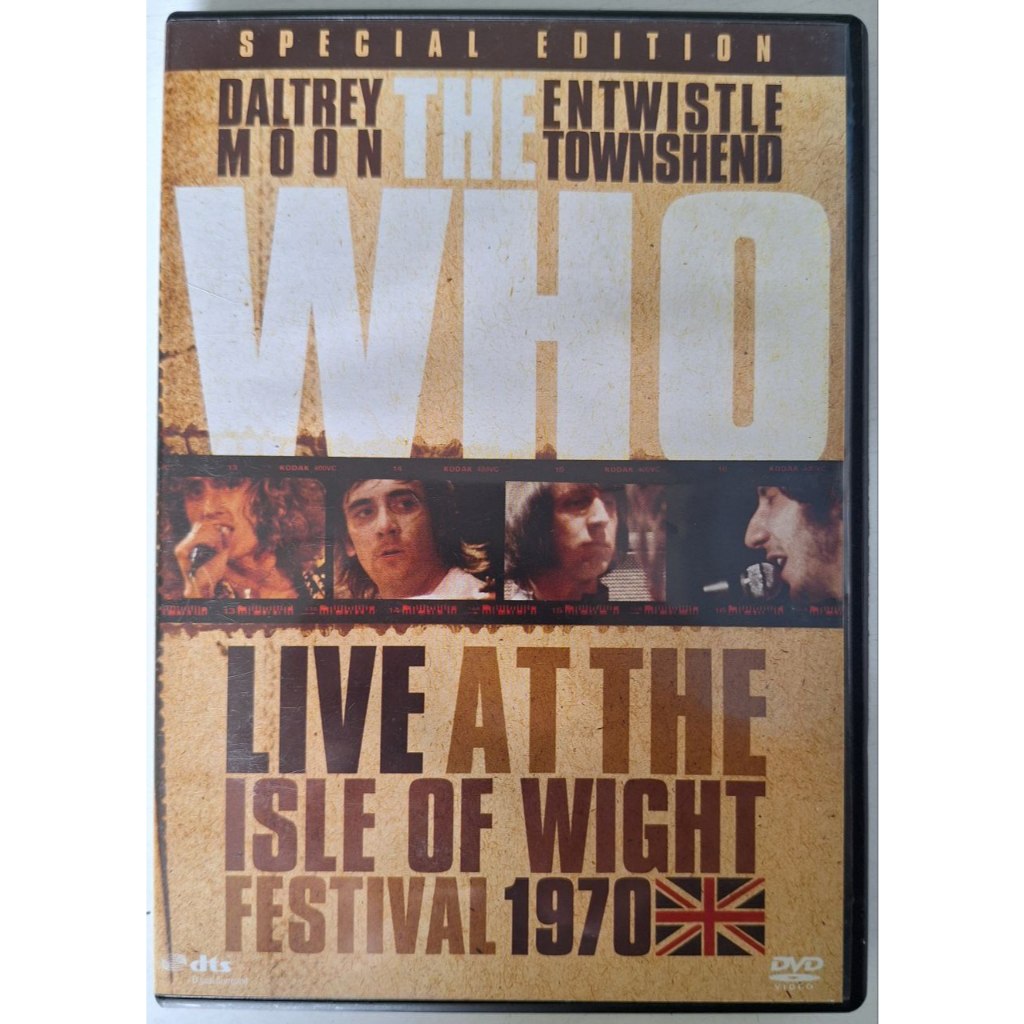 The Who : Live At The Isle Of Wight 1970 - VHS Collector - Édition PAL