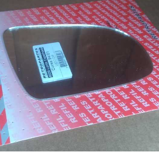 Lente Refil Vidro Retrovisor Carona Direito Corsa Wind Sedan Hatch