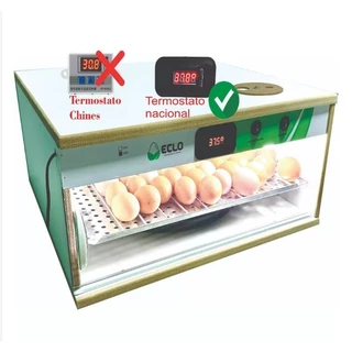 Chocadeira Ovoscópio 36 á 42 Ovos Galinha Automática Digital eclo chocadeira