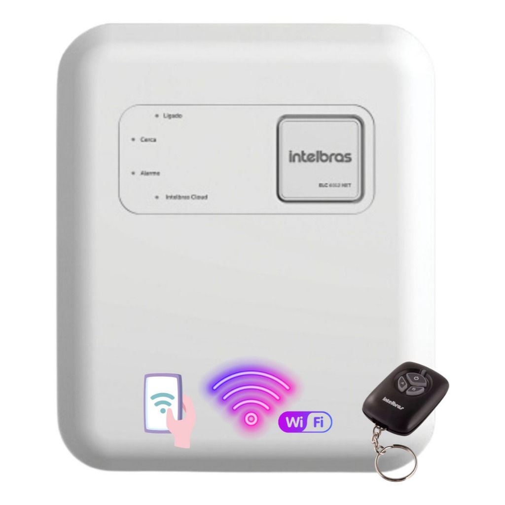 Cerca Eletrica Central De Choque Intelbras Elc6012 Net Wi-fi | Shopee ...