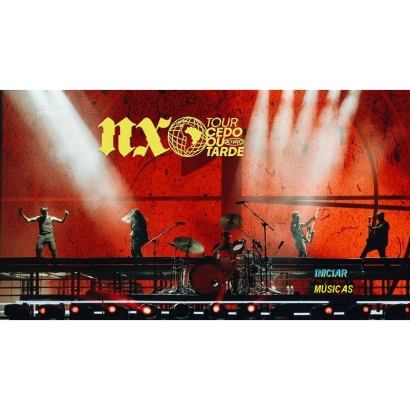 DVD Nx Zero - Tour Cedo ou Tarde Ao Vivo (Show Completo) | Shopee