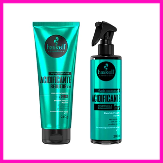 Haskell Supermáscara Acidificante 240g + Fluido Reconstrutor 200ml (2 Produtos)