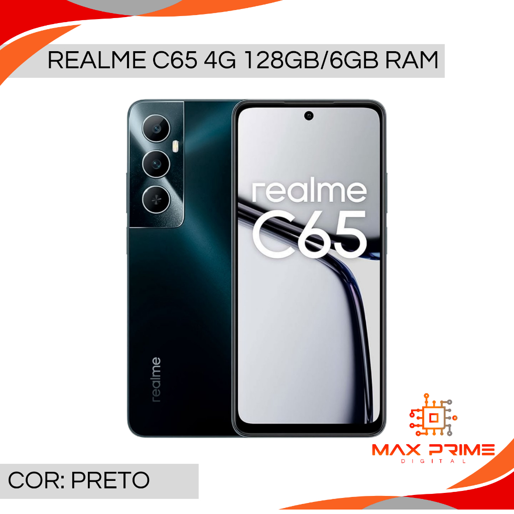 Smartphone Realme C65 4G 128GB / 6GB Ram (Versao Global