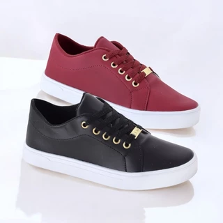Kit 2 Pares Tenis Feminino Sapatilha Casual Original Confortavel Direto da Fabrica