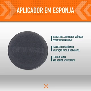 Aplicador De Espuma Esponja Automotivo Dettagli 1 Unidade