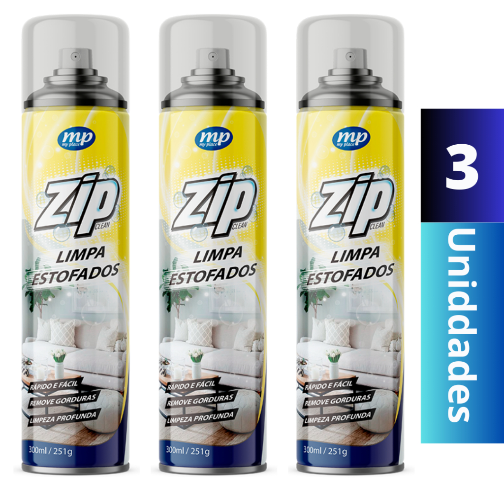 3x Espuma Mágica Spray Limpa estofado à Seco Zip 300ml | Shopee Brasil