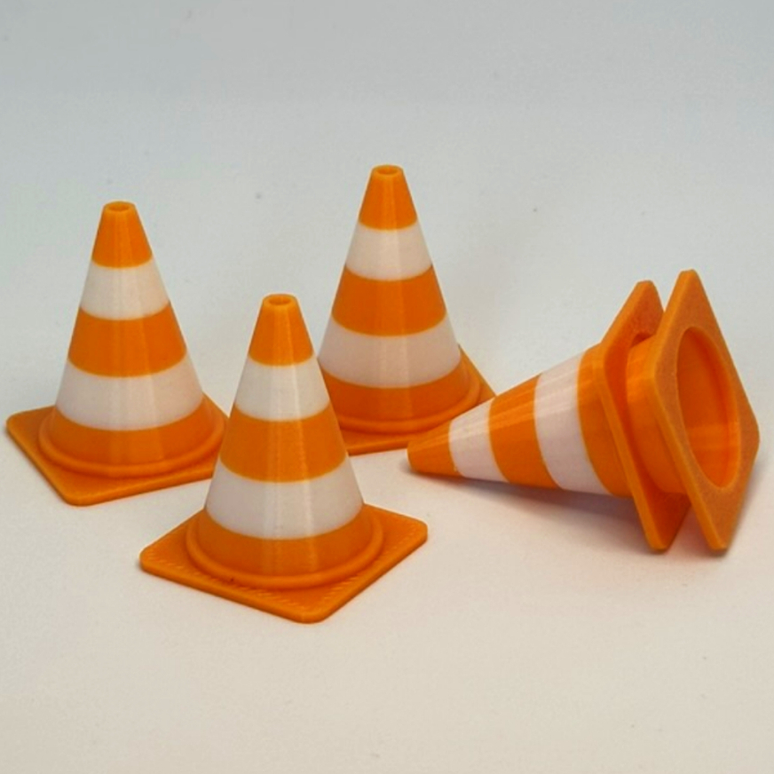 Kit Mini Cones de Trânsito 4cm Brinquedo Pistas Hot Wheels Matchbox ...