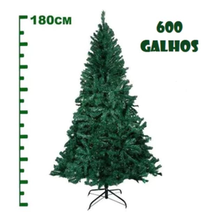 Árvore de natal verde Luxo pinheiro natalino com pé de ferro