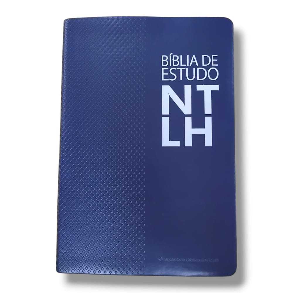 BÍBLIA DE ESTUDO - NTLH - Letra Grande - Tamanho Grande - Capa Luxo ...