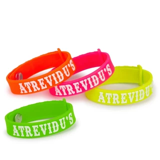 Pulseira Silicone Atrevidu's Country Ajustável Várias Cores
