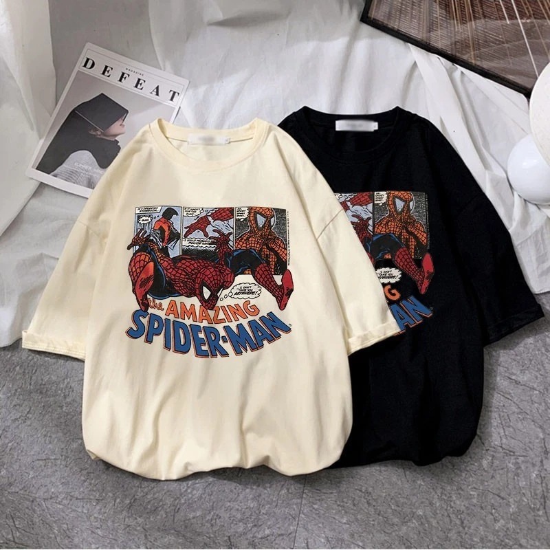 Camiseta Homem Aranha Disney Marvel Unissex Casal 100% Algodão