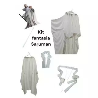 kit fantasia Saruman Senhor dos Aneis cosplay