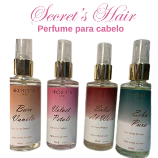 Perfume de cabelo Secret's Hair Feminino Bifasico - 60 ml