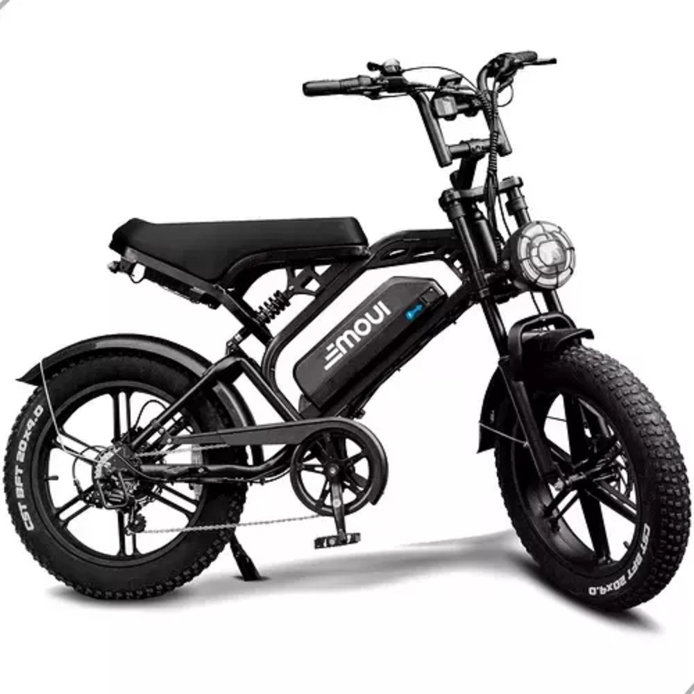 Bicicleta V20 Elétrica Scooter 750w Fat Bateria Lítio 45km/h Aut. 65km Freio Mecânico