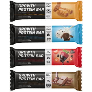 Barra de Proteína - Display c/ 12 Un. - Growth Supplements
