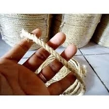 Corda de Sisal Arranhador de Gato Uso Geral Artesanato 6m/m - 10 Metros