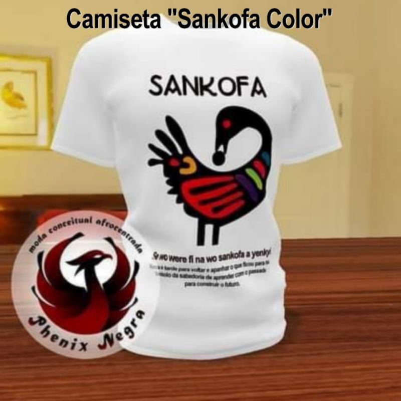 Camiseta Sankofa Color A4 | Shopee Brasil