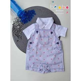 Jardineira Carters Bebê Menino Original em Oferta na Shopee