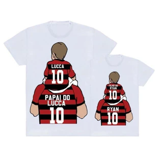 kit camisas clube pai e filho
