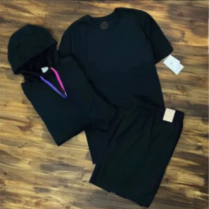 Conjunto com 4 Peças Premium Liso Camiseta Moletom Short e Calça Completo ou Produtos Avulsos CORDÃO COLORIDO